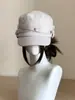 Chapéu de Equitação de Alta Qualidade Estilo Coreano Circunferência Craniana Grande Retrô Pode Prender Rabo de Cavalo Coque Chapéu Bico de Pato Chapéu de Boina de Alta Qualidade