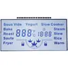Fábrica de Shenzhen Pruebas Rápidas Código de Segmentos LCD Pantalla LCD Pequeños Electrodomésticos Instrumentación Pantalla de Código LCD
