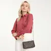 Bolso Pequeño Mk F para Mujer 2026 Nuevo Moda Primavera y Verano Bolso de Moda para Mujer Bolso Cruzado Bolso de Hombro Cadena Estampada Bolso Cuadrado Pequeño