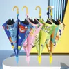 Varilla Recta de Fábrica Venta al por Mayor Paraguas de Dibujos Animados Paraguas Infantil Automático para Hombres y Mujeres Set Impermeable Parasol para Jardín de Infancia Paraguas con Mango Largo para el Sol