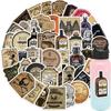 50 pegatinas de grafiti de poción de suspenso retro que se pueden usar para decorar cuadernos, equipajes, pegatinas impermeables DIY, lote transfronterizo
