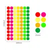 Pegatinas de Puntos de Colores para Jardín de Infancia para Decoración, Marcadores Creativos DIY, Pegatinas Redondas, Etiquetas Autoadhesivas, Pegatinas Redondas Hechas a Mano