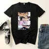 Camiseta de Anime Naruto Camiseta de Anime Japonés Naruto alrededor para hombres y mujeres de manga corta