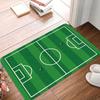 Alfombras Decorativas de la Serie Cancha Deportiva Transfronteriza para Piso Entrada de Dormitorio Alfombras para Piso de Hogar Impresión de Juego de Campo de Fútbol Sala de Estar de Hogar