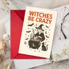 Compra directa transfronteriza de tarjetas de felicitación divertidas de Halloween para cementerio de fantasmas, tarjetas de regalo de invitación creativas y peculiares