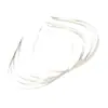 Protección ambiental diadema galvanizada diy acero inoxidable diadema de metal engrosada estilo coreano alargado pasador dorado alambre redondo hebilla de cabeza de hierro