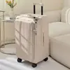 Maleta de Apertura Frontal Cuidadosamente Seleccionada Modelo Nuevo 2025 Maleta de Carrito Multifuncional Expandible de 20 pulgadas para Equipaje de Mano Cerradura de Contraseña para Hombres y Mujeres