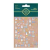 Redanco5D Repujado Ins Populares Pegatinas para Uñas Shell Light Navidad Muñeco de Nieve Pegatinas Estéreo para Uñas Dr1315