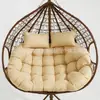 Almofada para Assento de Cesta Suspensa, Balanço para Uma Pessoa, Almofada Redonda Removível e Lavável para Cadeira Suspensa, Almofada Simples para Cadeira, Almofada para Cadeira Suspensa Cadeira de Rattan, Espessada
