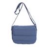 Bolso pequeño con chaqueta acolchada de algodón retro de comercio exterior, nueva moda 2024, bolso bandolera de algodón con bordado, mini bolso bandolera