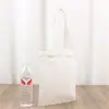 Bolsa de Lienzo en Blanco Bolsa de Regalo Lista Bolsa de Algodón Mano Pintada Creativa Publicidad Entrenamiento Bolsa de Compras Personalizada Venta al por Mayor