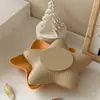 Bandeja de Almacenamiento Estilo Ins Estrella de Mar Amapola Molde de Resina DIY Plato de Yeso para Aromaterapia Adorno Molde de Silicona