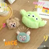 Muñeco Colgante Cabeza de Cachorro de Peluche de Dibujos Animados Broche Lindo de Panda Colgante para Mochila Escolar Adornos para Manualidades Joyería DIY Pequeños Accesorios