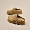 Mules tipo Birkenstock con Suela Gruesa para Aumentar la Altura para Mujer, Zapatos sin Cordones para Uso en Exteriores, Modelo Nuevo para Verano y Otoño 2026
