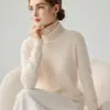 Top de capa interior de cuello alto transfronterizo para mujer, estilo otoño e invierno, suéter de punto tipo pullover de forro polar Andy suave y cómodo