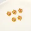 Accesorios de Joyería de Aleación DIY Nuevo Estilo Chino Candado de Paz Nube Hueca Colgante Colgante Pulsera Trenzada Colgante de Collar