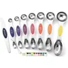 Amazon Transfronterizo Juego de Cucharas Medidoras Magnéticas de Doble Cabeza de Acero Inoxidable con 8 Piezas, Herramientas Magnéticas para Condimentos para Hornear con Escala