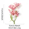 Acessórios de Orquídea Artificial Pequena de Três Cabeças Materiais DIY Decoração de Casa Flores Artificiais Estilo Fresco Presilha de Cabelo Acessório de Cabelo
