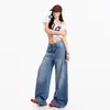Pantalones de Mezclilla Sueltos 26Ss 2026 de Tencel Lyocell, Versátiles y con Caída, Nuevo Estilo Primavera y Verano Tencel Lyocell