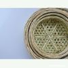 Cesta Sextavada de Bambu Pronta para Uso, Tecida à Mão, de Bambu Natural, Cesta Saudável para Frutas e Vegetais