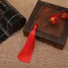 Borla Nó Chinês 13cm Seda Poliéster com Contas Marcador de Livro Presilha de Cabelo Acessórios Franja Borla Roupa Acessórios Bolsa Atacado