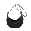 Bolsa Transversal de Couro Macio Retrô, Bolsa de Ombro de Couro Macio com Grande Capacidade, Bolsa Feminina, Novo Estilo 2025, Bolsa Transversal de Ombro Casual Versátil