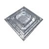 Tapa de Alcantarilla Decorativa de Acero Inoxidable Personalizada por el Fabricante Acero Reforzado de Doble Capa Pavimentación Tapa de Alcantarilla Invisible Pozo Cuadrado Redondo con Forma Especial
