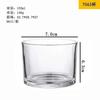 Copo Vazio para Vela de Aromaterapia DIY Transparente Simples Suporte de Vidro para Vela Copo de Vela Caseiro Decoração de Aroma para Casa