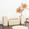 Nuevo modelo con envío gratis: maceta de cemento con pintura de piedra real, jardinera, jardinería casera, decoración del hogar, jardinera de balcón, óxido de magnesio