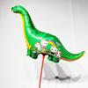 Globo de Dinosaurio de Dibujos Animados de Papel de Aluminio con Palo de Arrastre para Niños Decoración de Escena de Cumpleaños para Bebés de Guardería Juguete