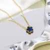Conjunto de joias de aço inoxidável trevo de cinco folhas, pulseira, colar e brinco simples e estilosos de flor de cinco folhas, joias que não desbotam