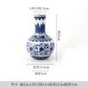 Adornos de Jarrón de Cerámica de Jingdezhen Sala de Estar Mueble de TV Envoltura Patrón Zhiliu Porcelana Azul y Blanca Tarro de Almacenamiento Mesa de Comedor Decoraciones Suaves