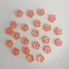 Decoraciones para Uñas DIY Flor Pequeña con Polvo Dorado de 8 mm, Decoraciones de Uñas Florales Coloridas Tridimensionales, Pendientes, Funda de Teléfono, Accesorios de Uñas Portátiles