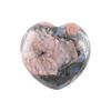 Venta al por mayor del fabricante Cristal Natural Amor Piedra Semipreciosa Forma de Corazón Piedra Nomeolvides Cuarzo Rosa Piedra Energética Decoración del Hogar Adornos