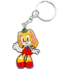 Llavero Creativo de Dibujos Animados de Sonic, Lindo Llavero Colgante de Muñeca de Goma Suave para Parejas, Bolso, Coche, Pequeño Regalo
