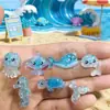 Accesorios de Joyería de Resina con Temática Oceánica, Lentejuelas Transparentes, Dijes para Zapatos DIY de Ballena y Tortuga, Materiales para Accesorios de Cabello Hechos a Mano, Pequeños
