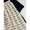 Falda Sencilla y Elegante de Lunares para Mujer, Nuevo Modelo Verano 2026, Estilo Socialité Elegante de Alta Gama con Dobladillo Amplio