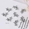 Case de Telefone Metálico Galvanizado Urso Sense Amor Diamante Estrela de Cinco Pontas Sapato com Furos Acessórios de Resina Acessórios DIY