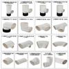 Descarga de vaso sanitário 110 tubos planos conexões cotovelo PVC T saída de esgoto do vaso sanitário distância deslocamento