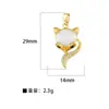 Xi Yin Transfronterizo Europa y América ins Moda Personalidad Hip Hop Colgante Perforado Cobre Microincrustado Circonita Colgante de Cobre de 26 Letras