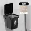 Papelera Creativa para Montar en Pared Caja de Almacenamiento con Cenicero Revestimiento de Acero Inoxidable con Tapa Cenicero para Baño Anti-Ceniza Volante