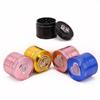 Molinillo de Cigarrillos de Aleación de Aluminio con Incrustaciones de Diamantes de Venta Caliente Transfronterizo 50/63mm Molinillo Metálico Molinillo de Cigarrillos Molinillo