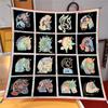 Xale Decorativo Prismático de Cavalo Novo em Sarja 90cm Celebrante Cibernético Lenço Quadrado Grande Moldura para Lenço Lenço com Foto