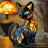 Adornos de resina de la nueva serie de perros transfronterizos, luz nocturna LED, arte, estatua de animal, decoración creativa para el hogar, escritorio