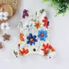 Roupas para Cães de Estimação Primavera e Verão Estampadas em 3D Elásticas de Quatro Pernas Bichon Teddy Pomeranian Gato Roupas Frescas Roupas de Proteção Solar
