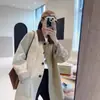 Cortavientos Estilo Coreano 2026 Nuevo Para Personas Bajas Longitud Media Casual Holgado Caqui Ropa de Abrigo Abrigo de Primavera y Otoño
