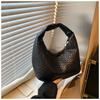 Bolso Tejido de Alta Gama Estilo Francés Bolso de Hombro Bajo el Brazo para Mujer Bolso de Mano 2024 Moda Versátil Bolso Dumpling Bolso Media Luna