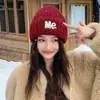 Nuevo Sombrero Lavable con Agua a Alta Temperatura para Hombres y Mujeres, Sombrero de Punto Cálido y Agradable para la Piel, Hace que la Cara Parezca Más Pequeña, Sombrero de Lana, Temporada de Otoño e Invierno, Protección para las Orejas de Mujer, Moderno