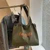 Bolsa de Lona Estilo Coreano Verano 2025 Nuevo Estilo Estilo Japonés Estilo Bolso de Mano de Moda de Gran Capacidad Cordón Bolsa de Tote para Viaje