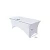 Mantel Elástico para Mesa de Fiesta Transfronterizo Mantel Rectangular para Mesa de Cóctel Boda Banquete Mesa de Vino Mesa de Postres al Aire Libre